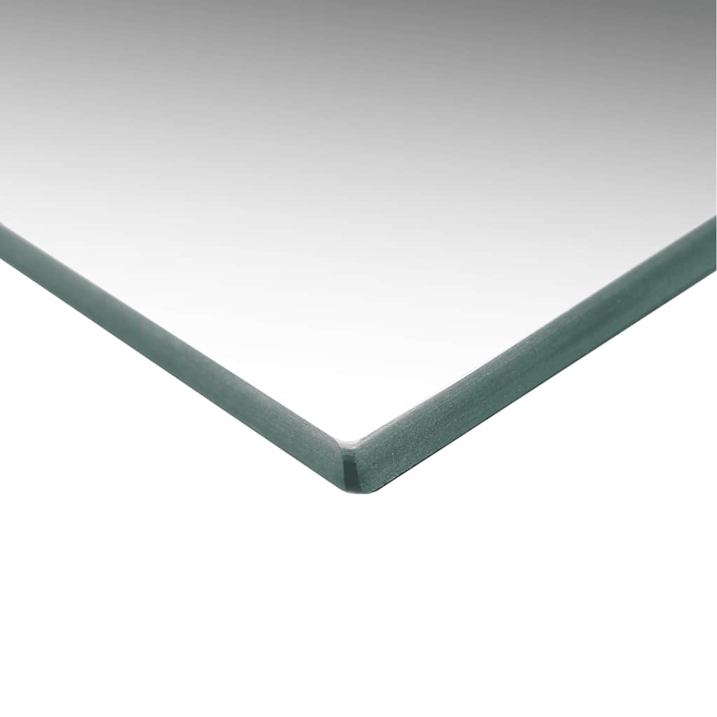 vidaXL Wall Mirror With Led Light | Silver | Glass, Plastic | Medium