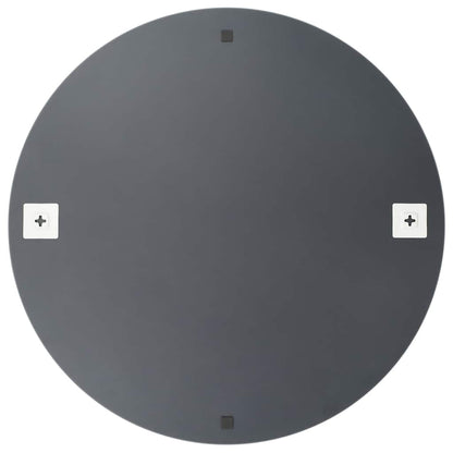 vidaXL Wall Mirror with LED Lights Round Glass