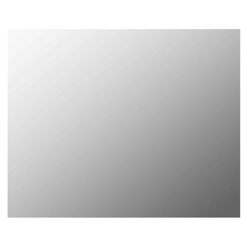 vidaXL Wall Frameless Mirror with LED Lights Rectangular Glass