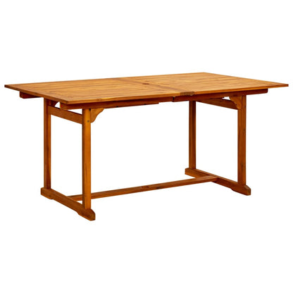 vidaXL Garden Dining Set | Natural wood | Solid acacia wood | Large