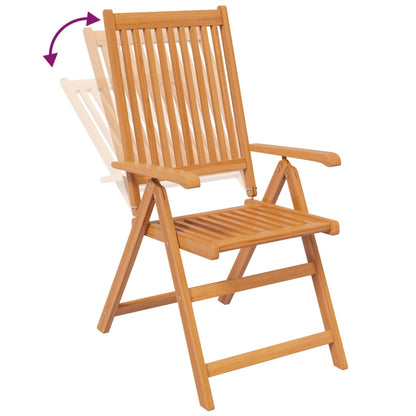 vidaXL Garden Dining Set | Natural wood | Solid acacia wood | Large