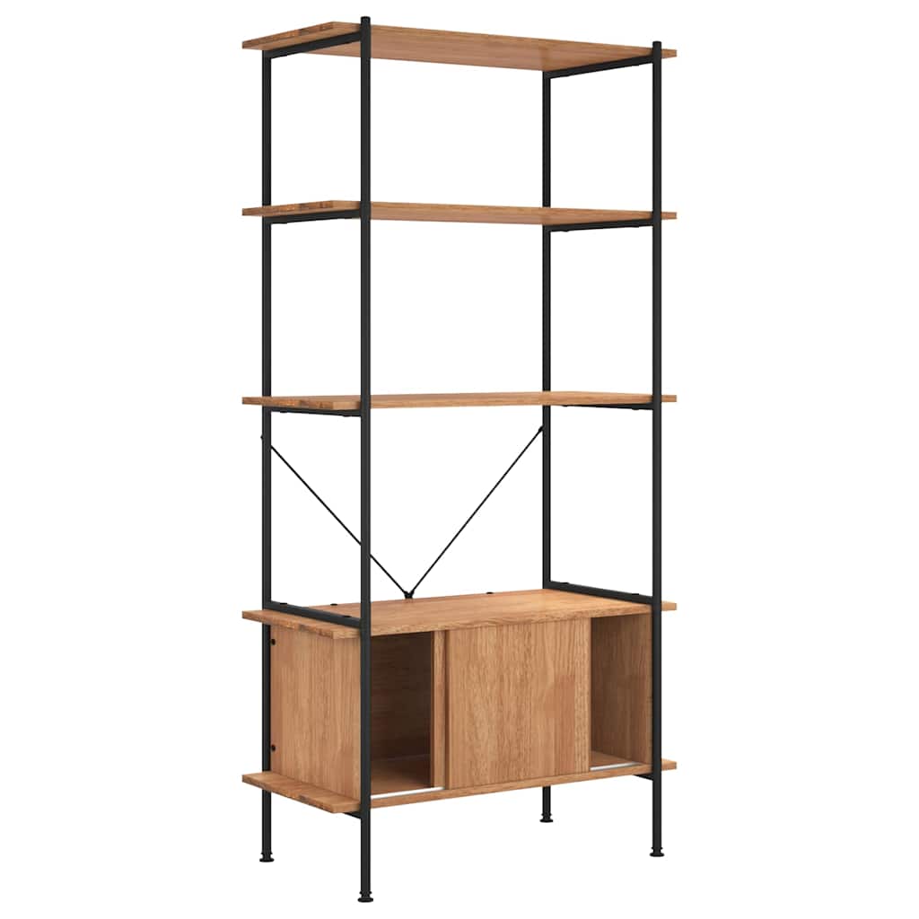 vidaXL 5-Tier Shelving Unit with Cabinet 80x40x163 cm