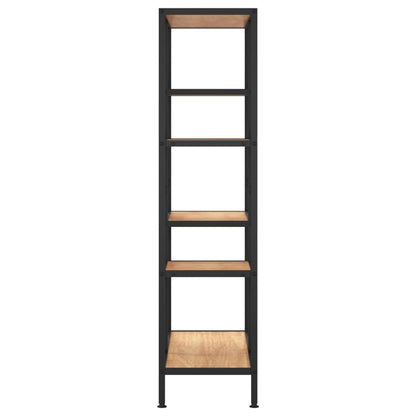 vidaXL Book Shelf 80x30x120 cm Steel and Engineered Wood