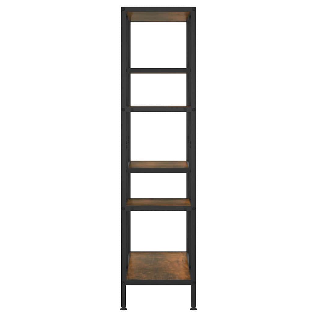 vidaXL Book Shelf 80x30x120 cm Steel and Engineered Wood