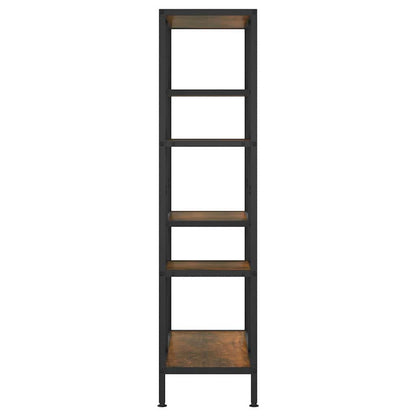 vidaXL Book Shelf 80x30x120 cm Steel and Engineered Wood