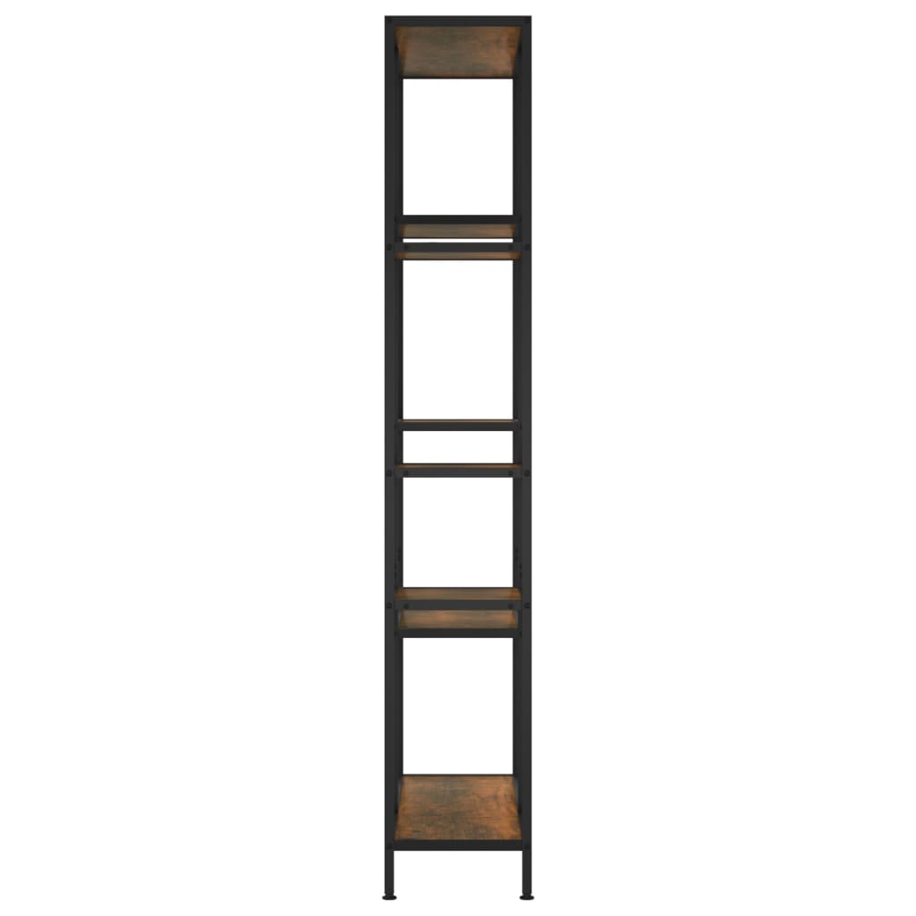 vidaXL Book Shelf 80x30x180 cm Steel and Engineered Wood
