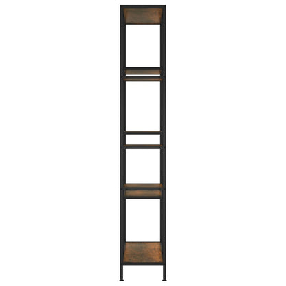vidaXL Book Shelf 80x30x180 cm Steel and Engineered Wood