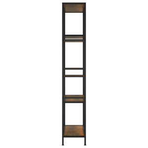 vidaXL Book Shelf 80x30x180 cm Steel and Engineered Wood