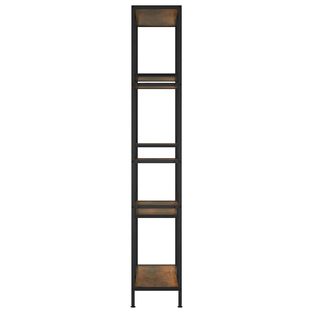 vidaXL Book Shelf 80x30x180 cm Steel and Engineered Wood