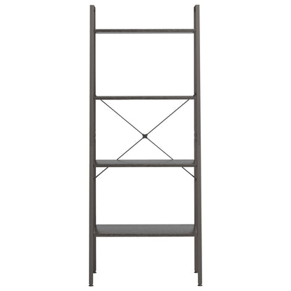 vidaXL 4-Tier Standing Shelf Black 56x35x140 cm