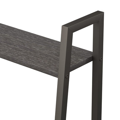 vidaXL 4-Tier Standing Shelf Black 56x35x140 cm