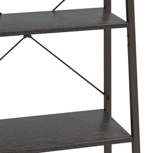 vidaXL 5-Tier Standing Shelf Black 56x35x174 cm