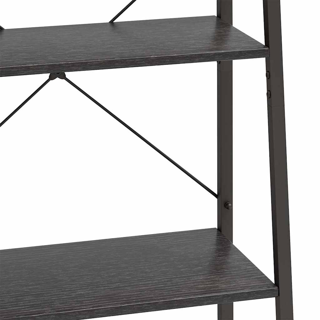 vidaXL 5-Tier Standing Shelf Black 56x35x174 cm