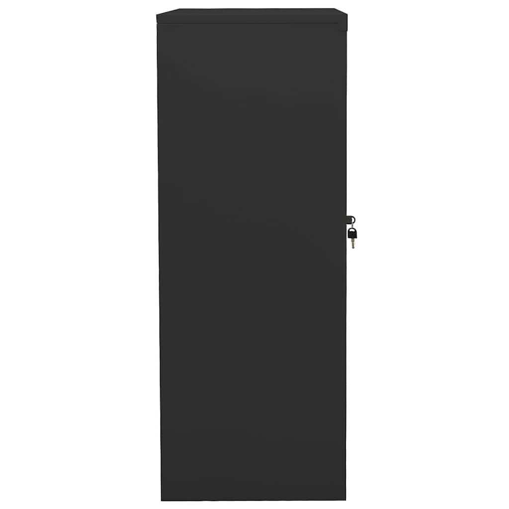vidaXL Office Cabinet Anthracite 90x40x105 cm Steel