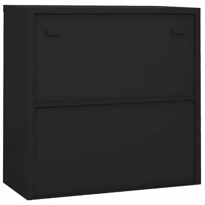 vidaXL Office Cabinet with Sliding Door Anthracite 90x40x90 cm Steel