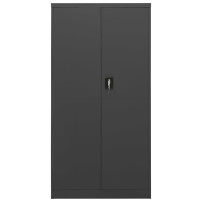 vidaXL Locker Cabinet | Anthracite | Steel | Locker Cabinet | Rectangular