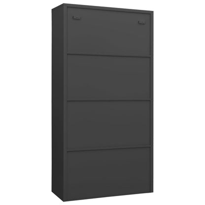 vidaXL Locker Cabinet | Anthracite | Steel | Locker Cabinet | Rectangular
