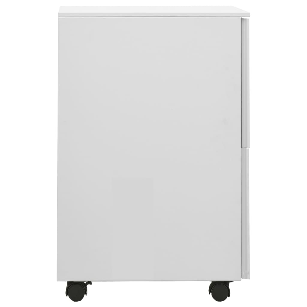 vidaXL File Cabinet | Light grey | Steel | 39x45x67 cm | File Cabinet
