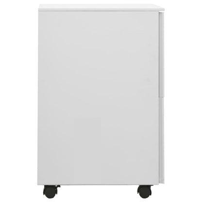 vidaXL File Cabinet | Light grey | Steel | 39x45x67 cm | File Cabinet