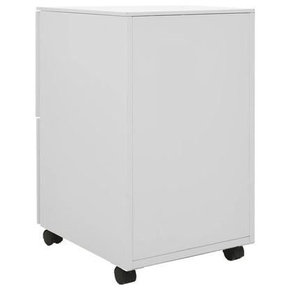 vidaXL File Cabinet | Light grey | Steel | 39x45x67 cm | File Cabinet