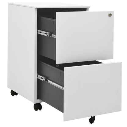 vidaXL File Cabinet | Light grey | Steel | 39x45x67 cm | File Cabinet