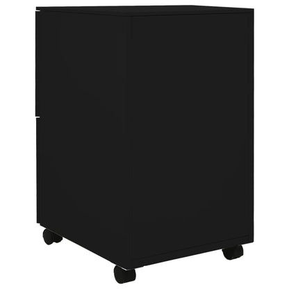 vidaXL File Cabinet | Black | Steel | 39x45x67 cm | File Cabinet | Rectangular