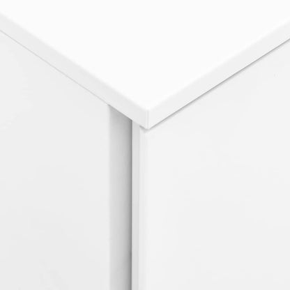 vidaXL File Cabinet | White | Steel | Standard | Filing Cabinet | Rectangular