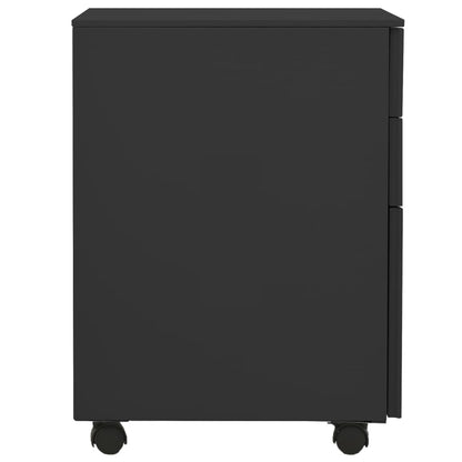 vidaXL Mobile File Cabinet Anthracite 39x45x60 cm Steel