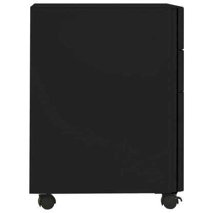 vidaXL File Cabinet | Black | Steel | File Cabinet | Rectangular | Modern