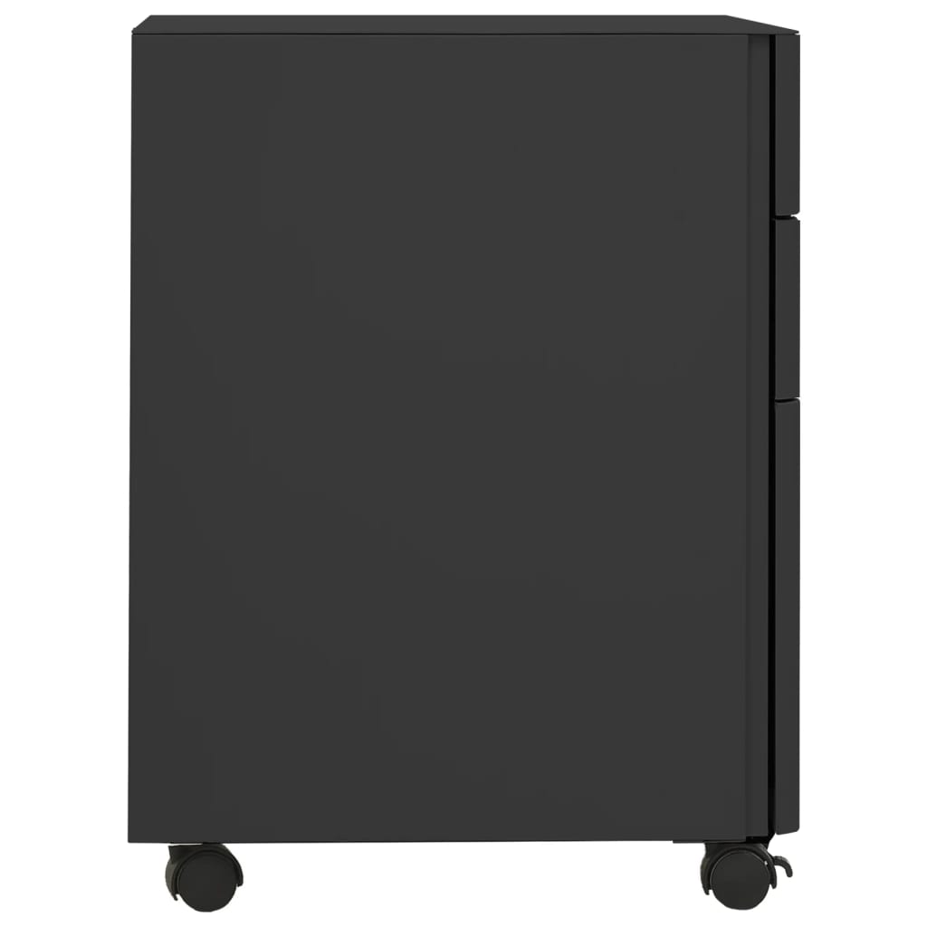 vidaXL File Cabinet | Anthracite | Steel | 30x45x59 cm | Drawers | File Cabinet