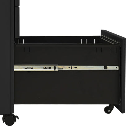 vidaXL File Cabinet | Anthracite | Steel | 30x45x59 cm | Drawers | File Cabinet