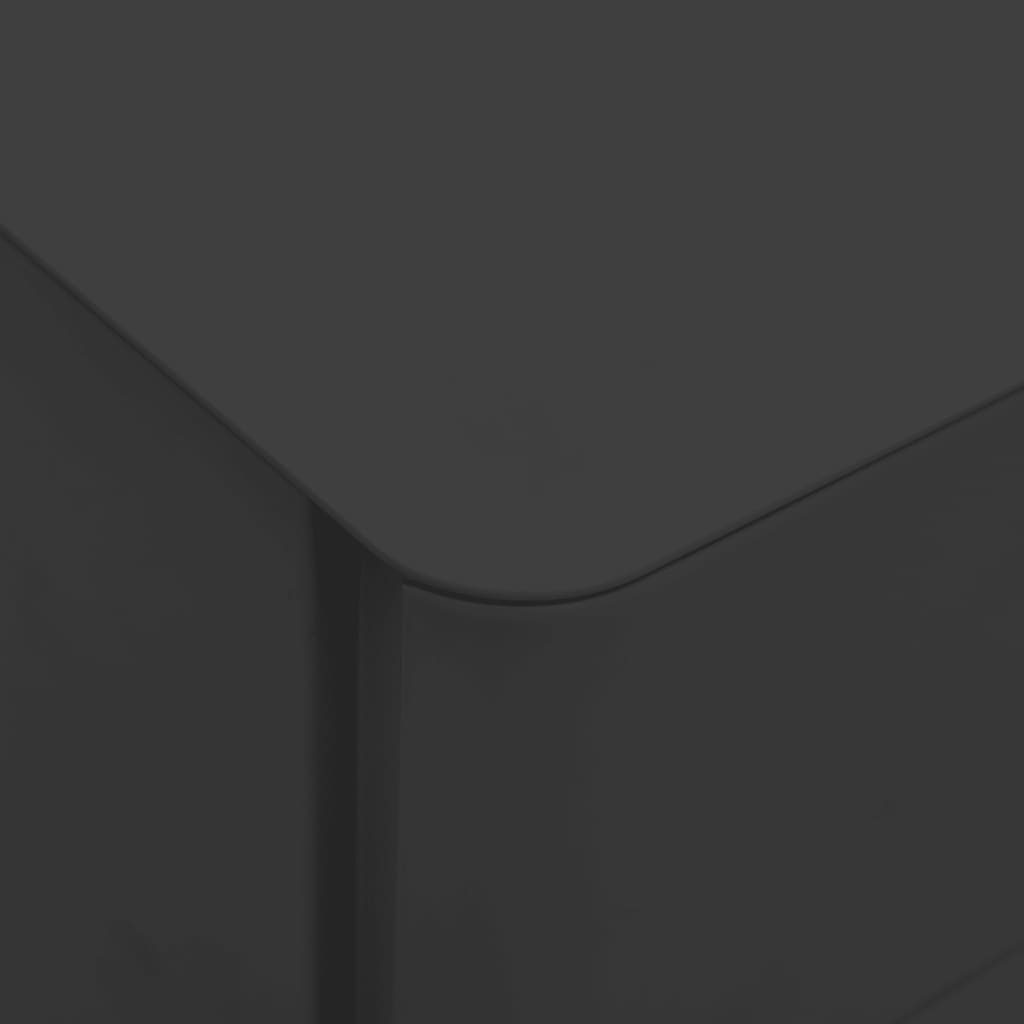vidaXL File Cabinet | Anthracite | Steel | 30x45x59 cm | Drawers | File Cabinet