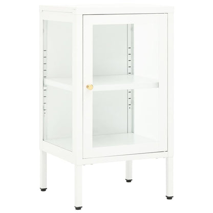 vidaXL Sideboard 38x35x70 cm Metal and Glass