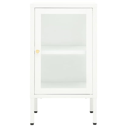 vidaXL Sideboard 38x35x70 cm Metal and Glass