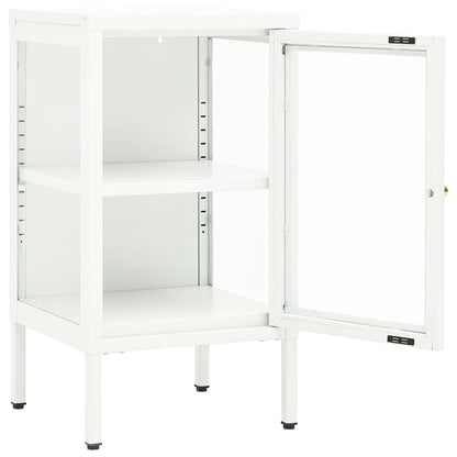 vidaXL Sideboard 38x35x70 cm Metal and Glass