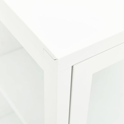 vidaXL Sideboard 38x35x70 cm Metal and Glass