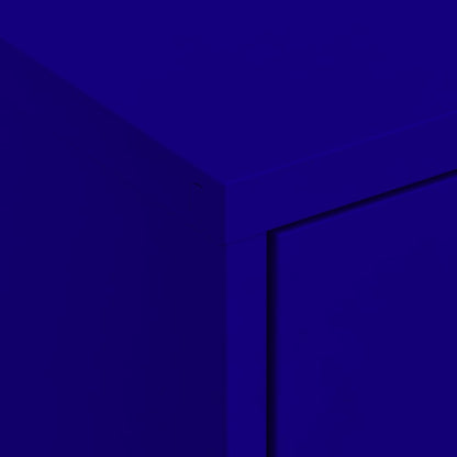 vidaXL Storage Cabinet Navy Blue 80x35x101.5 cm Steel