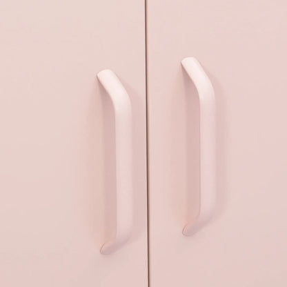 vidaXL Storage Cabinet Pink 80x35x101.5 cm Steel