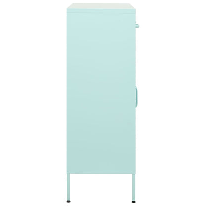 vidaXL Storage Cabinet | Mint | Steel | Mid-size | Levelers | Storage Cabinet