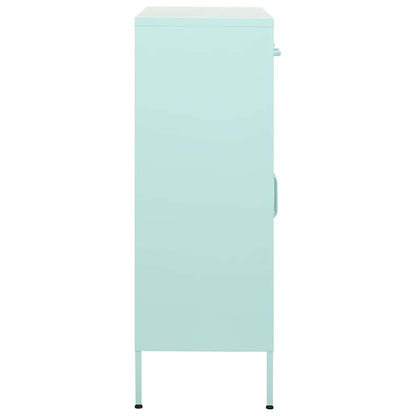 336158 vidaXL Storage Cabinet Mint 80x35x101,5 cm Steel