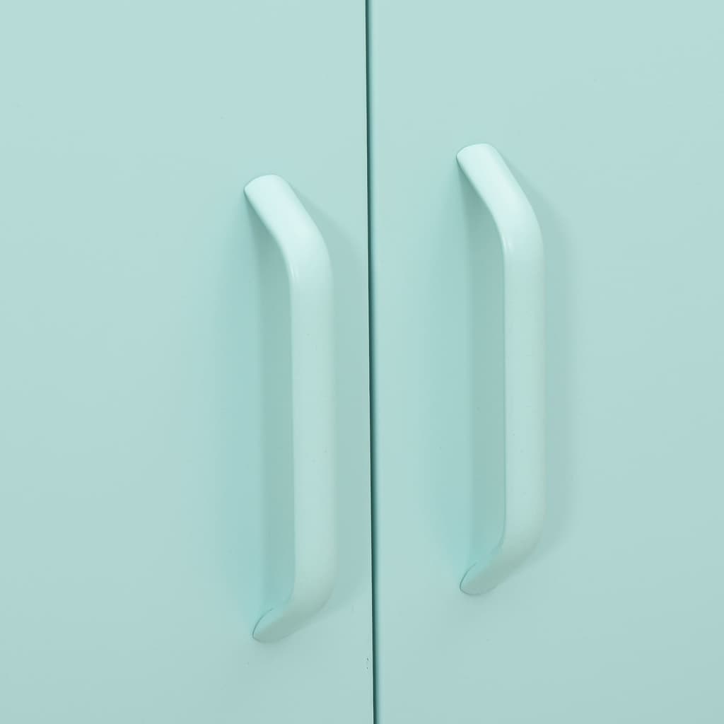vidaXL Storage Cabinet | Mint | Steel | Mid-size | Levelers | Storage Cabinet