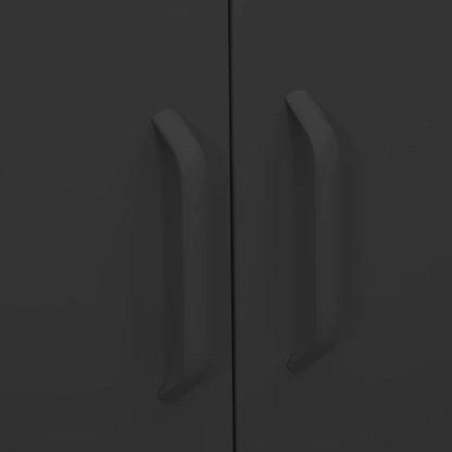 vidaXL Storage Cabinet | Anthracite | Steel | 80 x 35 x 101.5 cm | Levelers