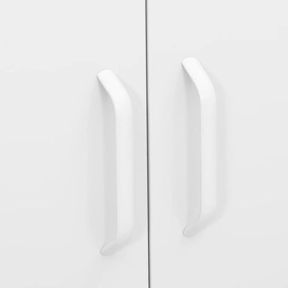 vidaXL Storage Cabinet White 80x35x101.5 cm Steel