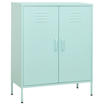vidaXL Storage Cabinet | Mint | Steel | Medium | Storage Cabinet | Rectangular