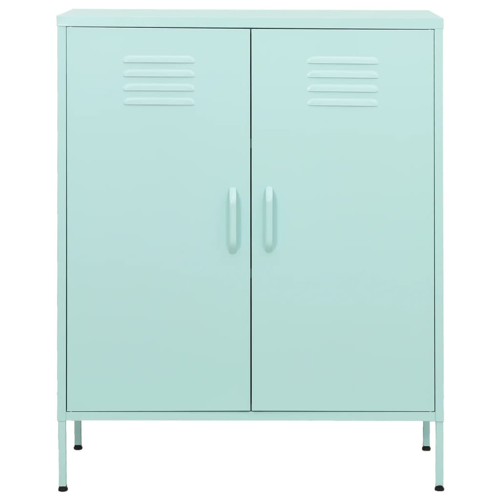 vidaXL Storage Cabinet | Mint | Steel | Medium | Storage Cabinet | Rectangular