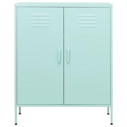vidaXL Storage Cabinet | Mint | Steel | Medium | Storage Cabinet | Rectangular