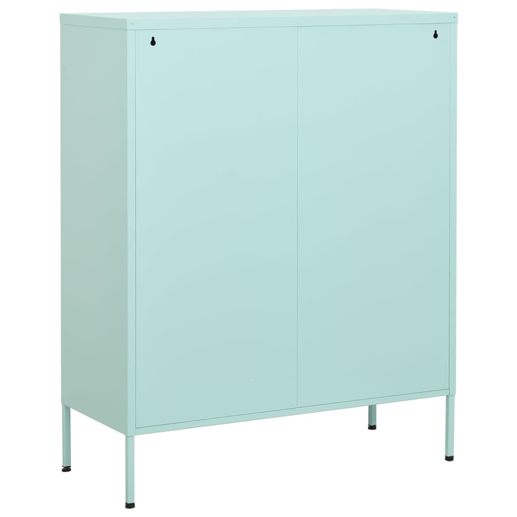 vidaXL Storage Cabinet | Mint | Steel | Medium | Storage Cabinet | Rectangular