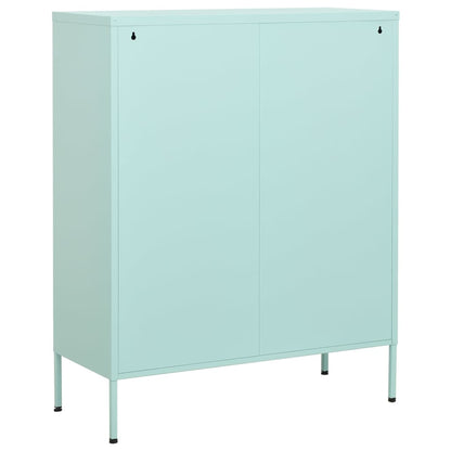 vidaXL Storage Cabinet | Mint | Steel | Medium | Storage Cabinet | Rectangular