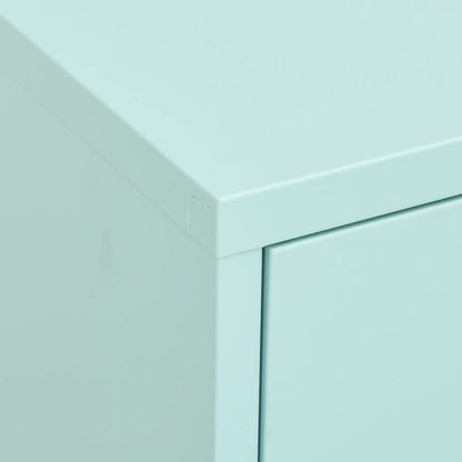 vidaXL Storage Cabinet | Mint | Steel | Medium | Storage Cabinet | Rectangular
