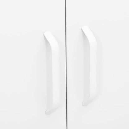 vidaXL Storage Cabinet White 80x35x101.5 cm Steel